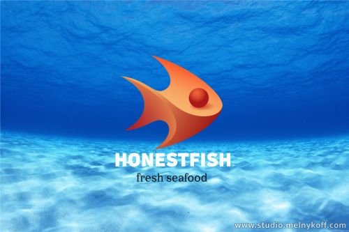 Логотип маркет рыбы